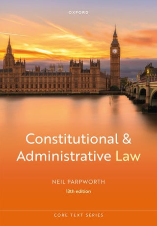 Supplemental image for 9780198929048 - Constitutional and Administrative Law
