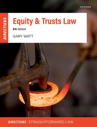 Cover image for 9780198930075 - Equity & Trusts Law Directions