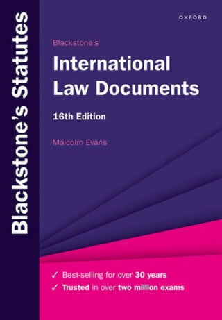 Supplemental image for 9780198932680 - Blackstone's International Law Documents