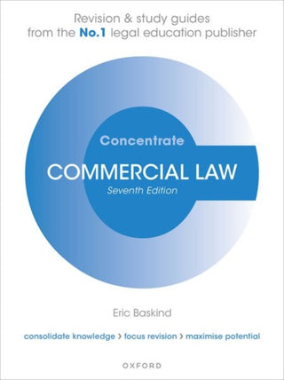 Cover image for 9780198943648 - Commercial Law Concentrate