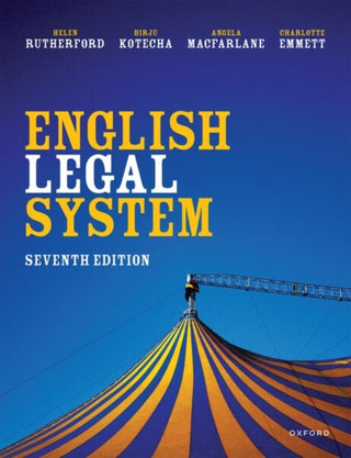 Cover image for 9780198954972 - English Legal System 7e
