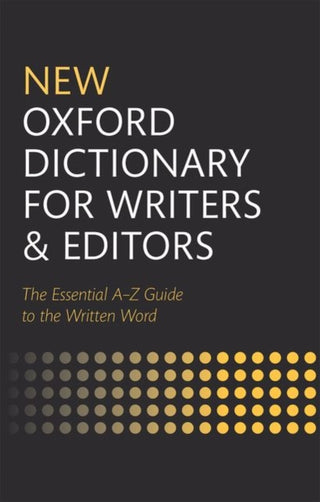 Supplemental image for 9780199570010 - New Oxford Dictionary for Writers and Editors