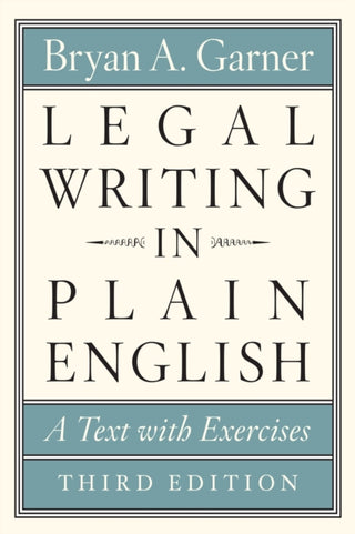 Cover image for 9780226816548 - Legal Writing in Plain English, Third Edition
