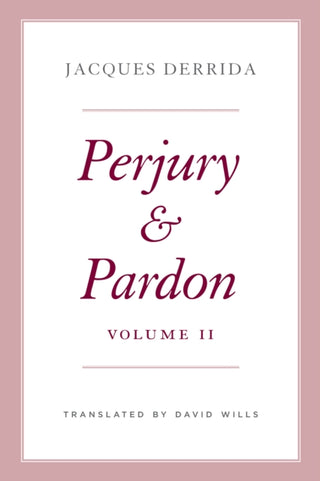Cover image for 9780226825281 - Perjury and Pardon, Volume II