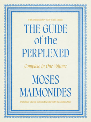 Cover image for 9780226842592 - The Guide of the Perplexed