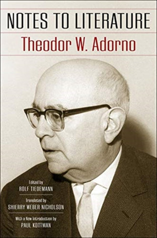 Cover image for 9780231179652 - Notes to Literature