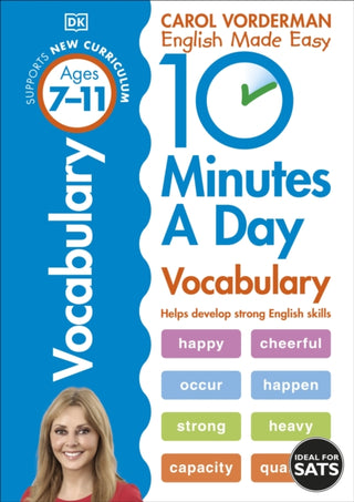 Cover image for 9780241183854 - 10 Minutes A Day Vocabulary, Ages 7-11 (Key Stage 2)
