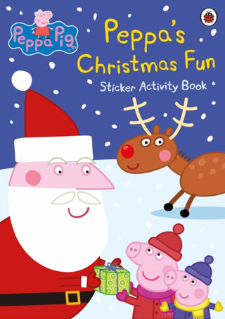 Cover image for 9780241200414 - Peppa Pig: Peppa's Christmas Fun Sticker Activity Book