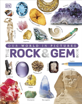Cover image for 9780241228135 - Our World in Pictures: The Rock and Gem Book