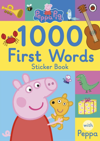 Cover image for 9780241294642 - Peppa Pig: 1000 First Words Sticker Book