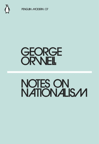 Cover image for 9780241339565 - Notes on Nationalism