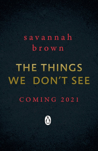 Cover image for 9780241346327 - The Things We Dont See