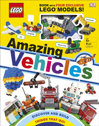 Cover image for 9780241363508 - LEGO Amazing Vehicles