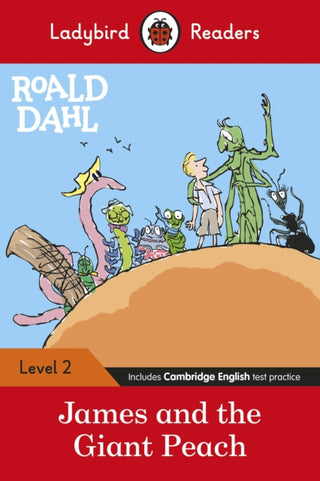 Cover image for 9780241368091 - Ladybird Readers Level 2 - Roald Dahl - James and the Giant Peach (ELT Graded Reader)