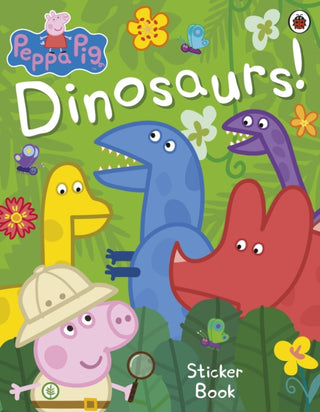 Cover image for 9780241371527 - Peppa Pig: Dinosaurs! Sticker Book