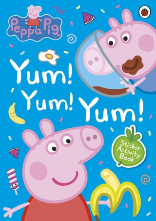 Cover image for 9780241371664 - Peppa Pig: Yum! Yum! Yum! Sticker Activity Book