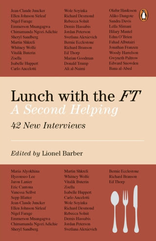 Supplemental image for 9780241400708 - Lunch with the FT