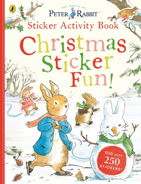 Cover image for 9780241433607 - Peter Rabbit Christmas Fun Sticker Activity Book