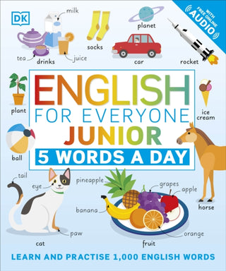 Cover image for 9780241439425 - English for Everyone Junior 5 Words a Day