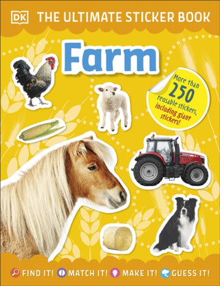 Cover image for 9780241467046 - Ultimate Sticker Book Farm