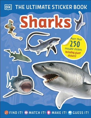 Supplemental image for 9780241467060 - Ultimate Sticker Book Sharks