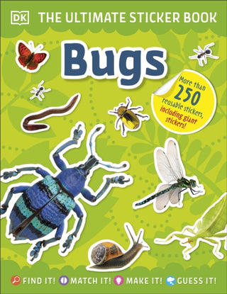 Cover image for 9780241467077 - Ultimate Sticker Book Bugs