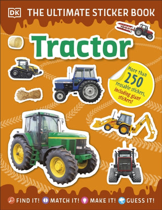 Cover image for 9780241467084 - Ultimate Sticker Book Tractor