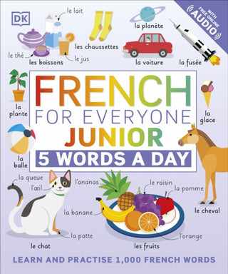 Cover image for 9780241491393 - French for Everyone Junior 5 Words a Day