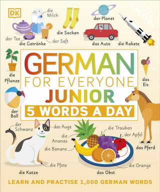 Cover image for 9780241491416 - German for Everyone Junior 5 Words a Day