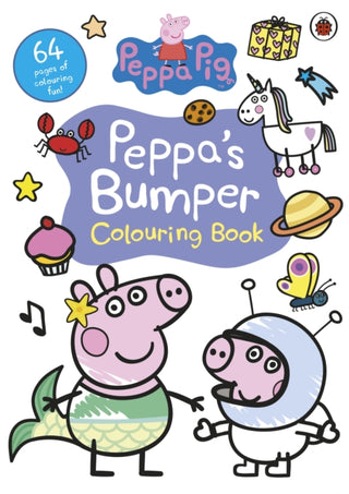 Cover image for 9780241508626 - Peppa Pig: Peppa's Bumper Colouring Book