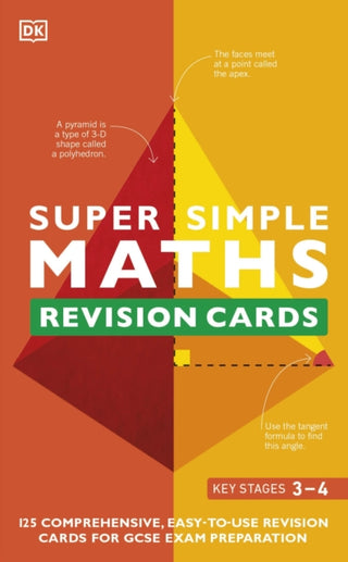 Cover image for 9780241515488 - Super Simple Maths Revision Cards Key Stages 3 and 4