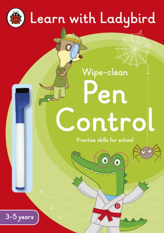 Cover image for 9780241515563 - Pen Control: A Learn with Ladybird Wipe-Clean Activity Book 3-5 years