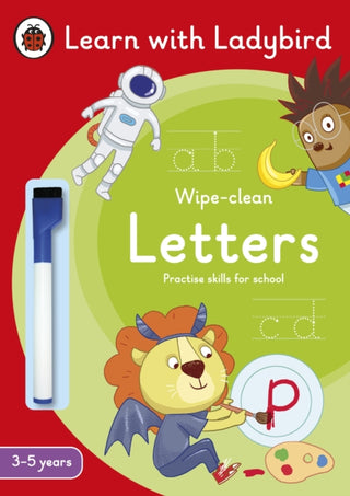 Cover image for 9780241515600 - Letters: A Learn with Ladybird Wipe-Clean Activity Book 3-5 years
