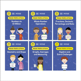 Cover image for 9780241525753 - Maths — No Problem! Collection of 6 Workbooks, Ages 10-11 (Key Stage 2)