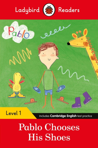 Cover image for 9780241533741 - Ladybird Readers Level 1 - Pablo - Pablo Chooses his Shoes (ELT Graded Reader)