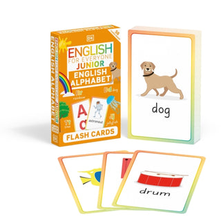 Cover image for 9780241536223 - English for Everyone Junior English Alphabet Flash Cards