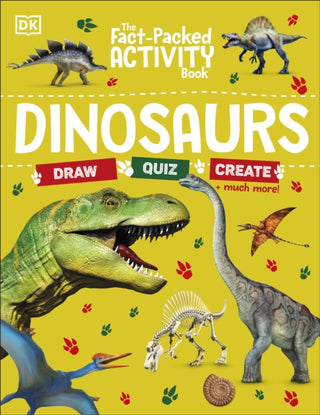 Cover image for 9780241538418 - The Fact-Packed Activity Book: Dinosaurs