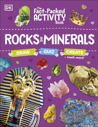 Cover image for 9780241538616 - The Fact-Packed Activity Book: Rocks and Minerals