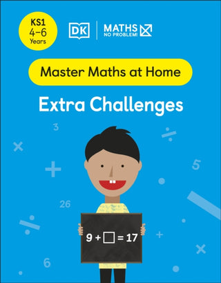 Cover image for 9780241539095 - Maths — No Problem! Extra Challenges, Ages 4-6 (Key Stage 1)