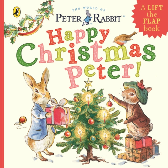 Cover image for 9780241553640 - Peter Rabbit: Happy Christmas Peter