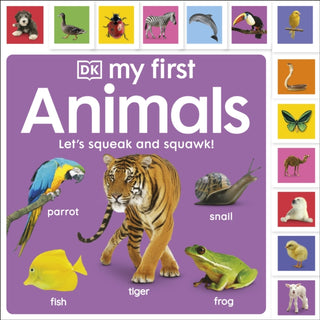 Cover image for 9780241555316 - My First Animals: Let's Squeak and Squawk!