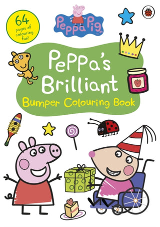 Cover image for 9780241562024 - Peppa Pig: Peppa's Brilliant Bumper Colouring Book