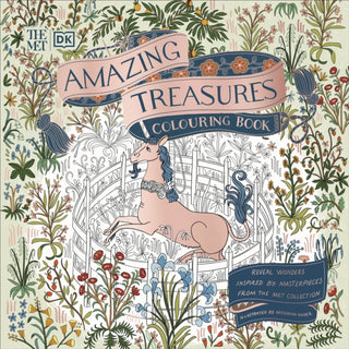 Cover image for 9780241574034 - The Met Amazing Treasures Colouring Book