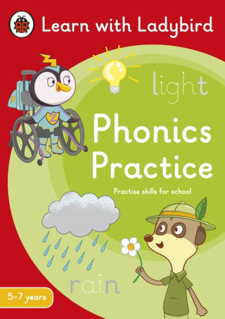 Cover image for 9780241575598 - Phonics Practice: A Learn with Ladybird Activity Book (5-7 years)