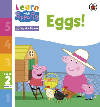 Cover image for 9780241576212 - Learn with Peppa Phonics Level 2 Book 10 – Eggs! (Phonics Reader)