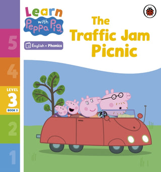 Cover image for 9780241576267 - Learn with Peppa Phonics Level 3 Book 5 – The Traffic Jam Picnic (Phonics Reader)