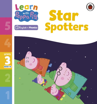 Cover image for 9780241576342 - Learn with Peppa Phonics Level 3 Book 10 – Star Spotters (Phonics Reader)