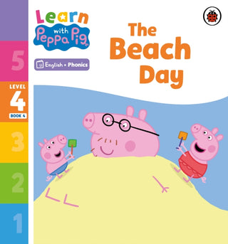 Supplemental image for 9780241576458 - Learn with Peppa Phonics Level 4 Book 4 – The Beach Day (Phonics Reader)