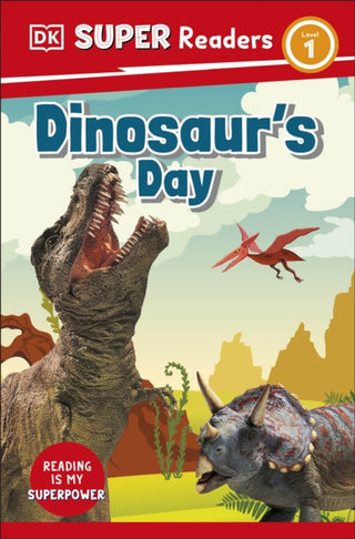 Cover image for 9780241589601 - DK Super Readers Level 1 Dinosaur's Day