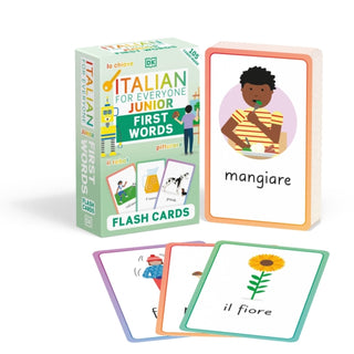 Cover image for 9780241601426 - Italian for Everyone Junior First Words Flash Cards